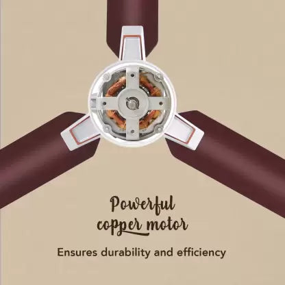Hindware Arija 1200 mm Silent Operation 3 Blade Ceiling Fan (Brown, Grey, Pack of 1) Hindware Arija 1200 mm Silent Operation 3 Blade Ceiling Fan (Brown, Grey, Pack of 1)